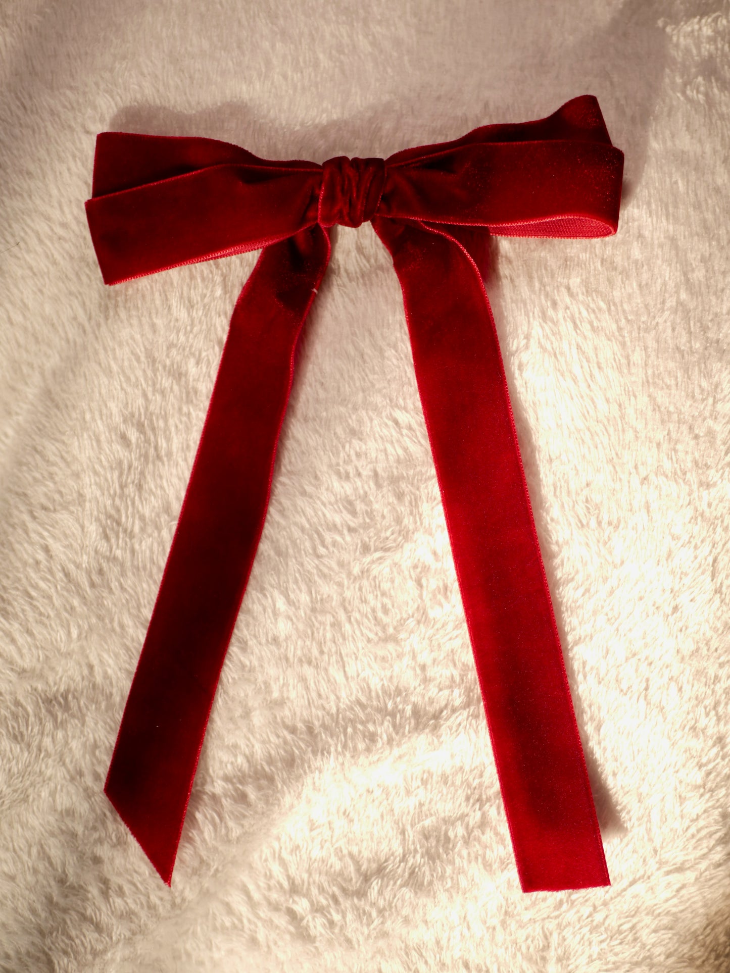 Burgundy Velvet Ribbon (Set of 6)