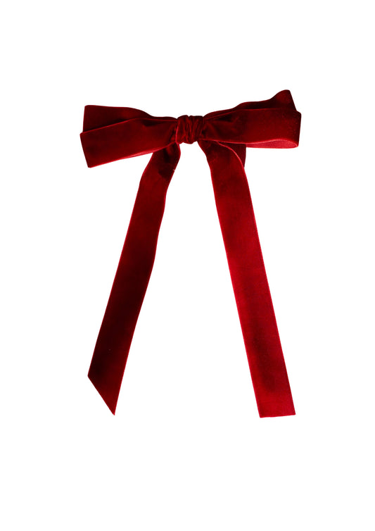 Burgundy Velvet Ribbon (Set of 6)