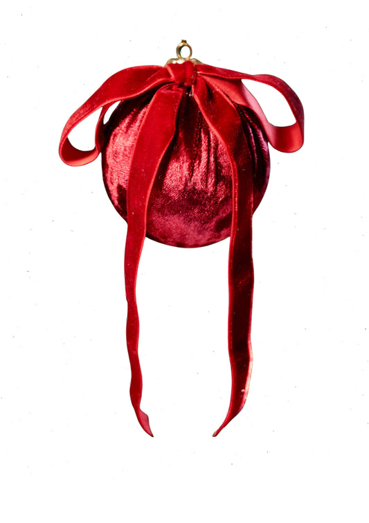 Velvet Christmas Balls (Set of 6)